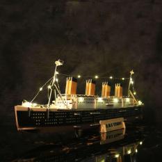 Đồ chơi lắp ráp gỗ 3D Mô hình Tàu R.M.S Titanic – Tặng kèm Đèn LED trang trí