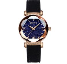 flashsale đồng hồ 6 cánh hoa dây da