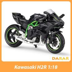 XE MÔ HÌNH – MOTO Kawasaki H2R – MAISTO tỷ lệ 1:18