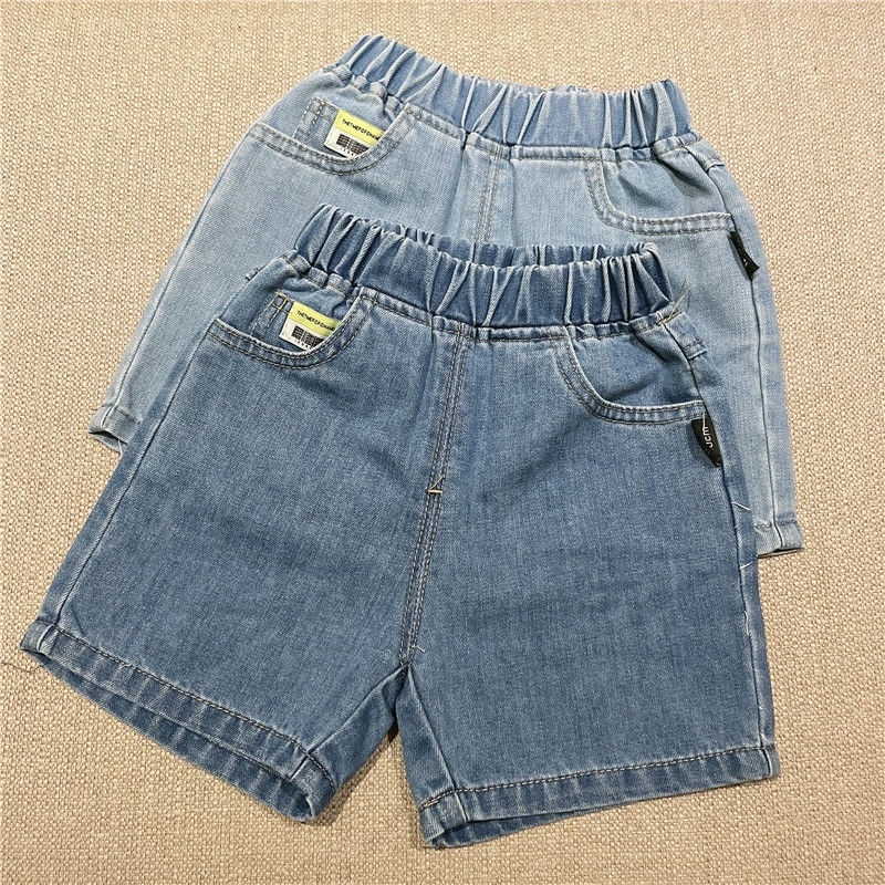 Quần short denim phong cách Hàn Quốc thời trang xuân hè mới 2023 dành cho bé trai