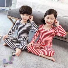 Set Bộ sọc tay dài bé trai, gái | 5-20kg | vải cotton mịn mát cho bé.