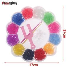 Jettingbuy 600 Chiếc Nhiều Màu Sắc Cao Su Loom Ban Nhạc Dệt Đàn Hồi Làm Vòng Đeo Tay DIY Hộp Cô Gái Quà Tặng