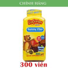 Kẹo dẻo bổ sung nhiều loại Vitamin cho trẻ biếng ăn L’il Critters Gummy Vites 300 viên – hàng nhập Mỹ