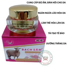 Kem Dưỡng trắng da – Giữ ẩm – Tái tạo – Chống lão hóa Bạch sâm K4 18g (Tím – Xám)