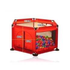 Quây Cũi Kiêm Nhà Bóng Khung Inox Cho Bé Tặng Kèm Bóng Đa Sắc