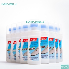Nước Vệ Sinh Giày Plac MINSU 100ml Đầu Cọ Làm Sạch Giày Đánh Bay Vết Bẩn, Vết Ố Vàng Mà Không Cần Giặt, Vệ Sinh Giày Trắng Sạch như Mới