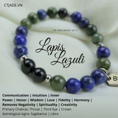 Vòng Tay Đá Thiên Nhiên Lapis Lazuli CTjade | 2003043