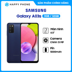 Điện thoại Samsung Galaxy A03s (3GB/32GB) – Hàng Chính Hãng, Mới 100%, Nguyên seal | Bảo hành 12 tháng
