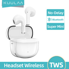【50% OFF Voucher】KUULAA Tai Nghe Bluetooth 5.0 Earphone TWS Headset With Mic Bluetooth Headset Không Dây Công Nghệ for iPhone Andriod Headset Wireless for Mobile Phone Bluetooth Headphone