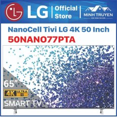 NanoCell TV LG 4K 50 inch 50NANO77TPA – SP tồn kho mới 99%