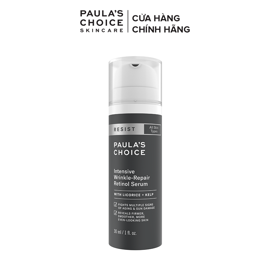 Tinh chất ngăn ngừa lão hóa và làm mờ nếp nhăn Paula’s Choice Resist Intensive Wrinkle – Repair Retinol Serum 30ml – A7710