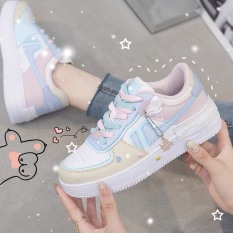 giày thể thao, giày sneaker nữ air hoa cúc gót 3 màu độn đế 3cm mẫu hot 2020, giày nữ tag hoa cúc da mềm thoáng khí cực kỳ năng động