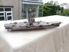 (đã lắp hoàn thiện) Mô hình 3D tàu khu trục sân bay USS lớp Nimitz size to