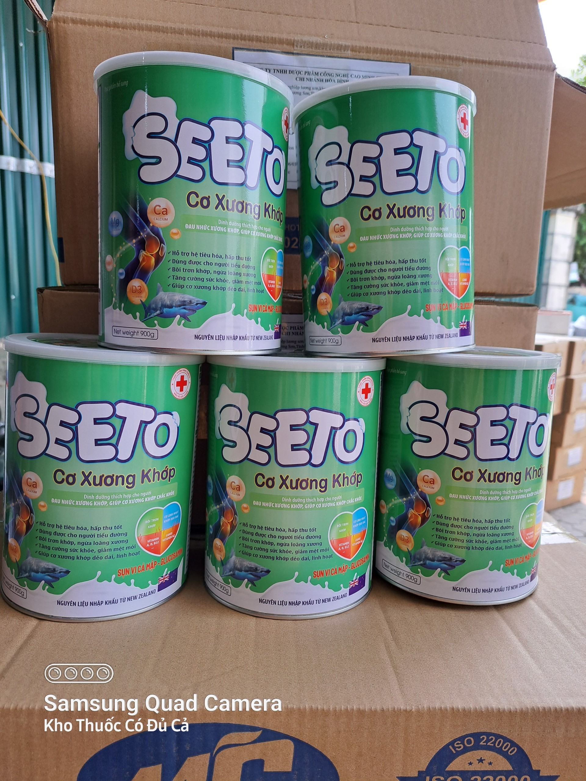 [FreeShip] Sữa bột SEETO Xương Khớp 900g thơm ngon cho người từ 30 tuổi trở lên, Hàng chính hãng chất...
