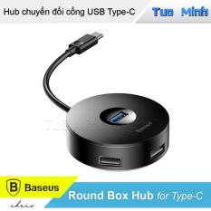 Bộ HUB chuyển đổi Type C sang USB 3.0 Baseus Round Box HUB