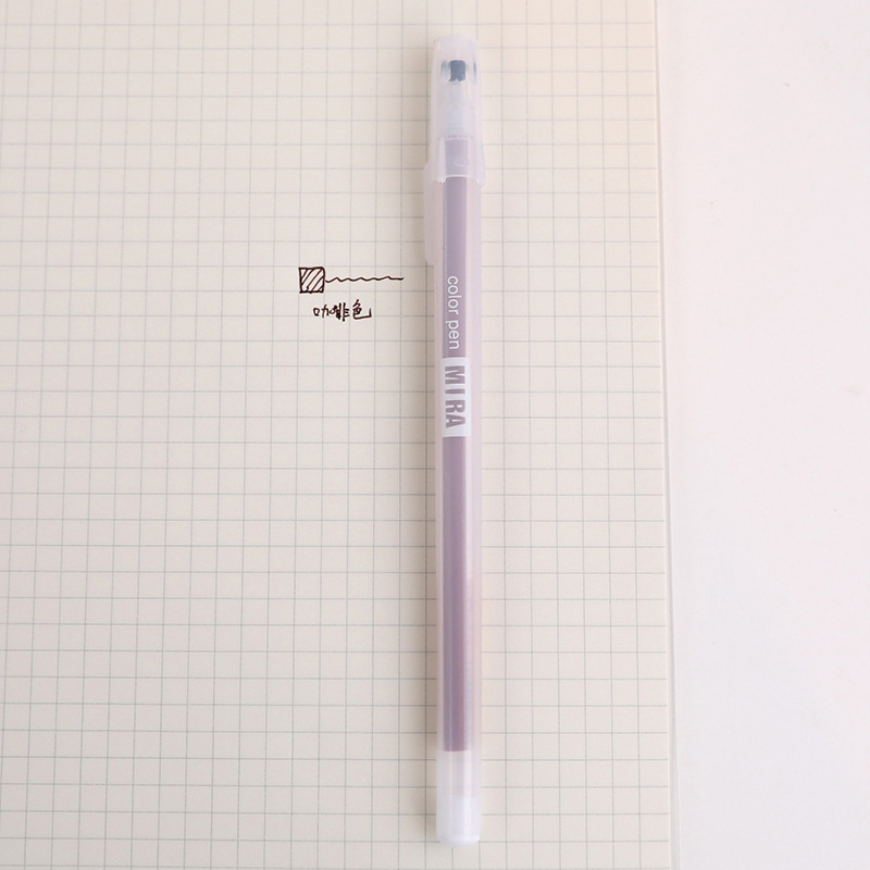 Bút gel MURA ngòi 0.5mm nhiều màu tùy chọn cho học sinh Lalunavn
