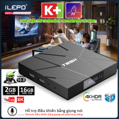 Tivi box, tv box, đầu android tivi box android 10.0 mới, bộ nhớ 16G, ram 2G, tặng tài khoản miễn phí FLYSHARK xem phim HD 4K, xem nhiều kênh truyền hình giải trí, bảo hành 12 tháng T95H