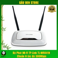 [Nhập ELMAR31 giảm 10% tối đa 200k đơn từ 99k]Bộ phát wi-fi tp-link tl-wr841n chuẩn n tốc độ 300mbps chất lượng đảm bảo an toàn đến sức khỏe người sử dụng cam kết hàng đúng mô tả