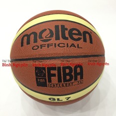 Bóng rổ số 7 Molten GG7 / GL7 FIBA da PU cao cấp Tặng kim bơm, túi lưới