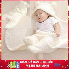 Chăn quần lông cừu ủ kén Baby Blanket hình thú cao cấp cho bé yêu có thể dùng kèm với nôi em bé, khăn ủ kén nâng niu bảo vệ sức khỏe con yêu- MBHANG05