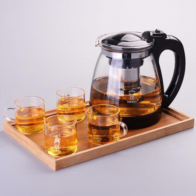Bình pha trà giữ nhiệt có lưới lọc cao cấp 1.3L Home Wares No8170 (Đen) +- Bình lọc trà 1.3l...