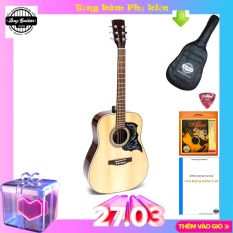 Đàn guitar Acoustic DD200 NAT + Tặng bao da, phụ kiện – Duy Guitar shop đàn guitar giá tốt – Uy tín