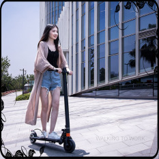 Xe scooter điện S8 không yên, có thể gấp gọn thanh thiếu niên nam nữ đi làm đi học tiện lợi, 10km/1 lần sạc, tải trọng 100kg