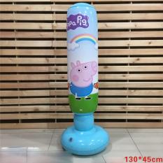 Bao trụ đấm bốc tự cân bằng cho bé Cao 1.3m, Cột boxing hơi cho bé giá rẻ