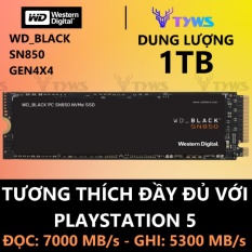 Ổ Cứng SSD PlayStation 5/Laptop/PC WD 1TB SN850 M.2 NVMe Gen4 ×4 SN8501TB