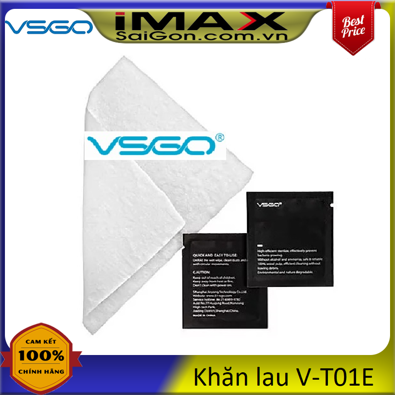 Khăn lau máy ảnh VSGO V-T01E (60 chiếc mỗi hộp)