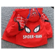 Áo Khoác, Áo Gió tạo kiểu dáng NGƯỜI NHỆN Spiderman 2 – full size cho bé