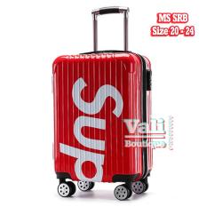 Vali kéo nhựa SUP đỏ – size 20