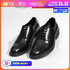 Giày tây – giày Oxford nam Manlio Legat màu đen G4151-B