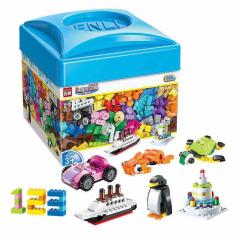 Bộ Lego hộp vuông 460 chi tiết sáng tạo cho bé yêu