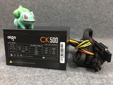 Nguồn 500W Công Suất Thực AIGO CK500 Có Dây Nguồn Phụ New Box Chính Hãng BH 36 Tháng