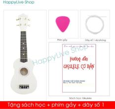 Đàn Ukulele Soprano Gỗ Màu Trơn (Limited) – Tặng 3 phụ kiện Sách học, phím gảy, dây dự phòng – Việt Hoàng Phong