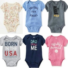 Body Chip Xuất Dư Cho Bé ngắn tay chất liệu cotton cao cấp , bodysuit , body cho bé trai gái (4-12kg)