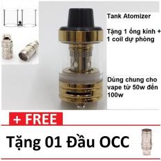 Buồng đốt Vape_/ Tank OOC- tặng 1 coil + 1 ống kính dự phòng – dùng chung cho Máy điện tử từ 40w đến 100w