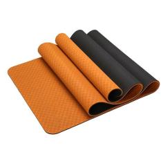 Thảm tập yoga tpe cao cấp 2 lớp dày 6mm kèm túi đeo, chất liệu an toàn khi tiếp xúc với da, tuyệt đối an toàn kể cả cho trẻ nhỏ và phụ nữ mang thai