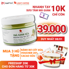 [MUA 3 TẶNG QUÀ] Bột trà xanh sữa , matcha sữa , matcha chính hãng Nhật Bản, thơm ngon , tiện lợi , đặc biệt không hương liệu , sản phẩm bán chạy , hũ 230g