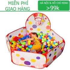 Nhà bóng vải cỡ Lớn 120cm (tùy chọn loại Có kèm Bóng và Không kèm bóng) KamiHome vận chuyển