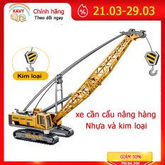 Đồ chơi mô hình xe cần cẩu nâng hàng hợp kim sắt và nhựa nguyên sinh an toàn hàng chi tiết sắc sảo, các khớp chuyển động kích thích giác quan của trẻ – KAVY