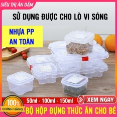 Hộp Đựng Thức Ăn Cho Bé RICHELL (50ml, 100ml, 150ml) Nhựa Pp An Toàn, Dùng Được Cho Lò Vi Sóng – Hộp Đựng Thức Ăn Cách Nhiệt Cho Bé, Hộp Đựng Đồ Ăn Tủ Lạnh, Bát Ăn Dặm Cho Bé, Hộp Trữ Đông Đồ Ăn – Hộp Đựng Thực Ăn Rich
