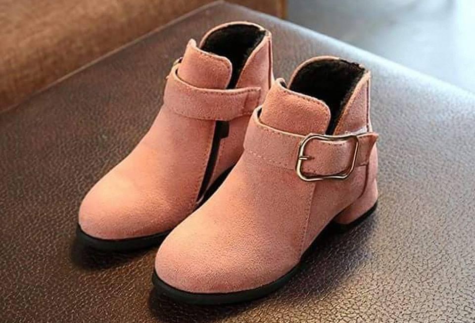 Giày boot cao cấp cho bé phong cách hàn quốc 3 tuổi đến 13 tuổi : B07