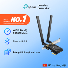 Bộ Chuyển Đổi Card WiFi PCIe TP-Link Archer TX55E Bluetooth 5.2 Wi-Fi 6 AX3000