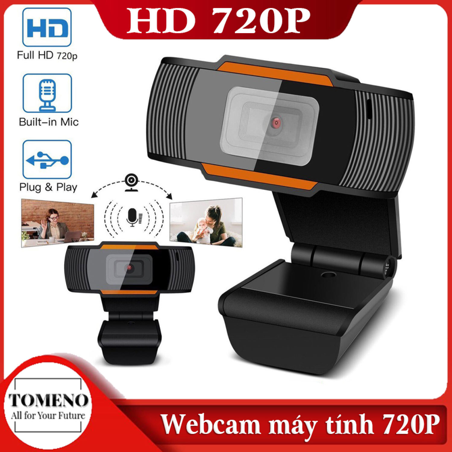 (lᴏại 1)Webcam máy tính có mic 720P , Webcam có mic Chuyên Dụng Cho Livestream Học Và Làm Việc Online , Webcam máy tính pc để bàn , webcam máy tính bàn , Webcam 720 , Webcam học online , Webcam zoom – Bảo hành 12 tháng