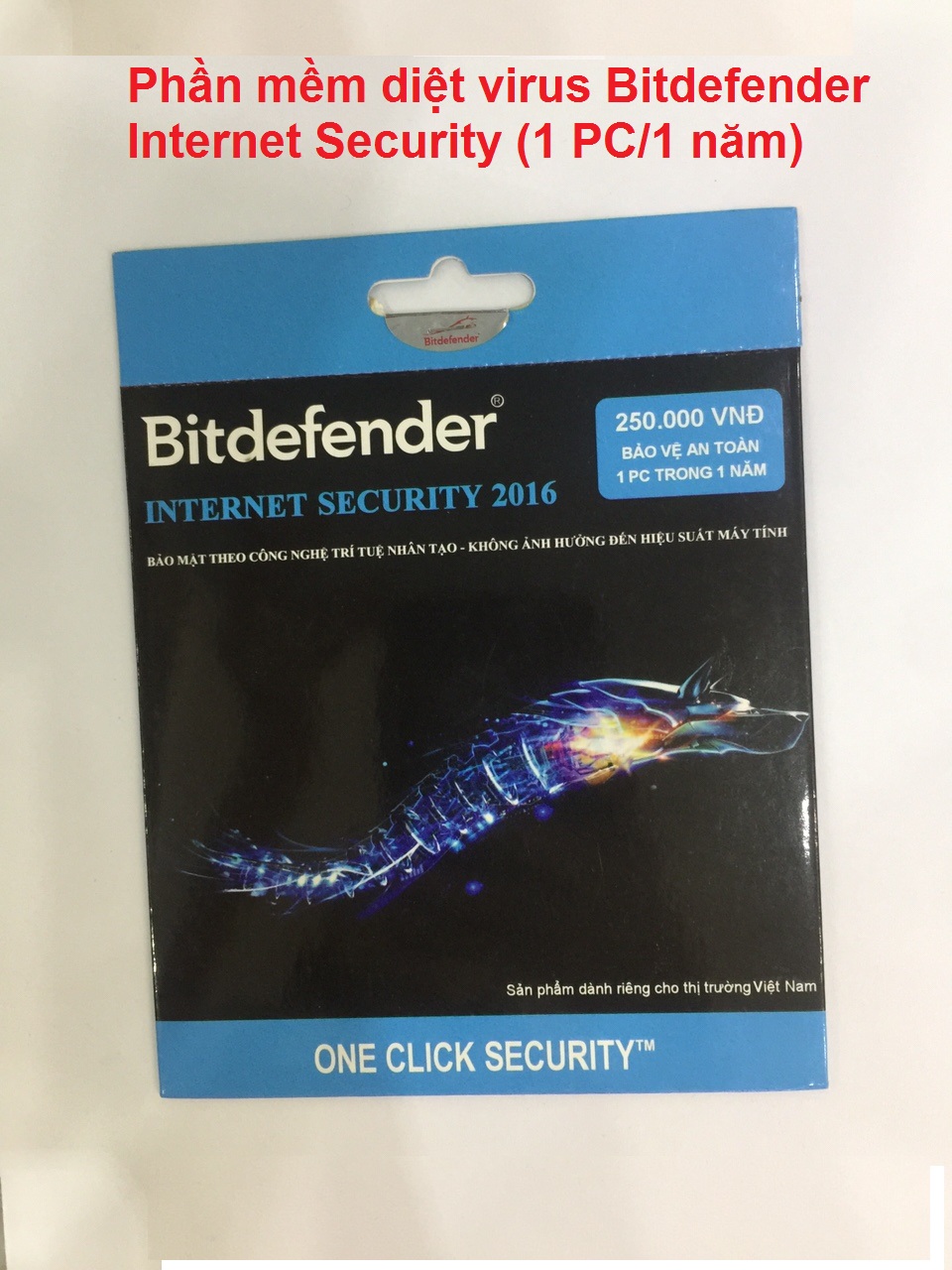 Phần mềm diệt virus Bitdefender Internet Security (1 PC/1 năm)