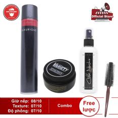 Sáp vuốt tóc Variety + pre-styling + gôm Luxurious (400ml) hoặc Silhouette (350ml)