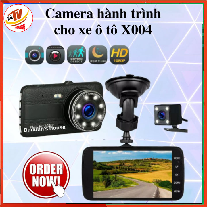 [kèm thẻ 32gb] màn 3.6 inch Camera hành trình ô tô Onviz X004 camera hành trình oto màn hình 3.6...