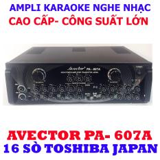 Ampli karaoke Amply nghe nhạc CAO CẤP AVECTOR 607A hát karaoke cực chuẩn tặng usb bluetooth